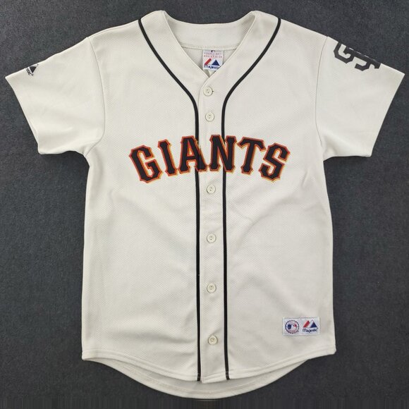 San Francisco Giants Vintage Baseball Jersey Majestic Schmidt Youth Boy's Large - Picture 1 of 13